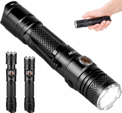 Elektrik dore Vayox VA0049, 1200 lumen, USB C, i zi