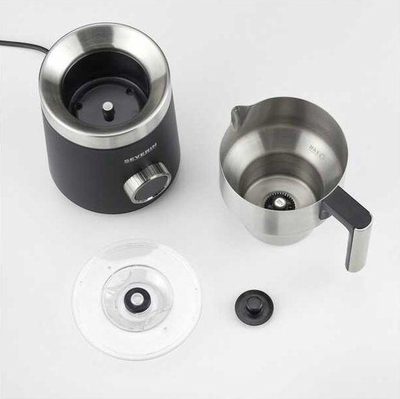 Shkumues qumështi Severin SM 3587 Spuma 700 Plus, induksion, 700 ml, i zi çelik