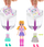 Set lojrash Polly Pocket Disco Dance Fashion Reveal, mini skenë vallzimi, kukull 7.5 cm, shumngjyrësh