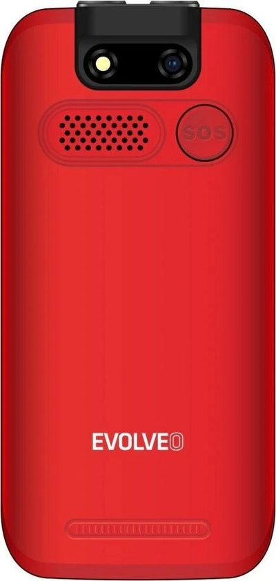 Telefoni EVOLVEO EasyPhone EB, 2.4", Dual SIM, i kuq