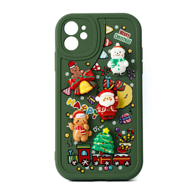 Fotroll për telefon TECH TIME Christmas Edition Green