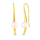 Vathë për femra JwL Luxury Pearls sJL0856, të artë