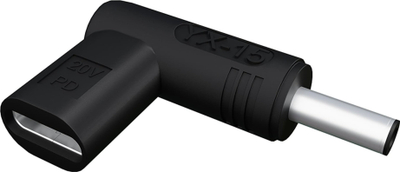 Adapter USB Blow, USB C në DC 1.35x4.0 mm, i zi