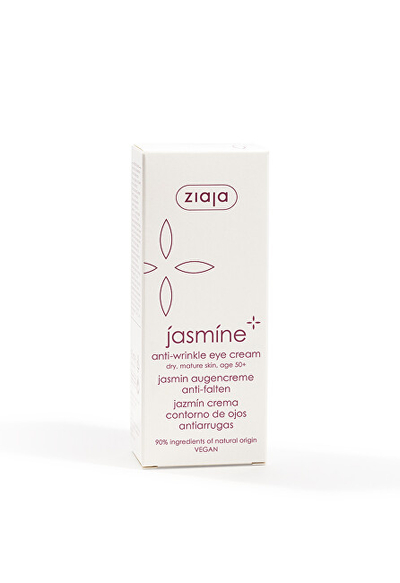Krem për sy Ziaja Jasmine 50+, kundër rrudhave, 15ml, i bardhë