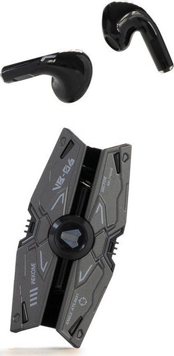 Kufje pa tela Wekome VB06 Mecha, Bluetooth 5.3, driver 13 mm, të zeza