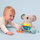 Lodër aktiviteti Taf Toys Kimmy Koala, me pasqyrë, me unaza plastike, shumëngjyrëshe