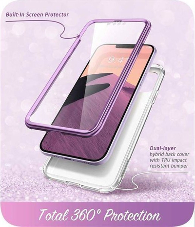 Калъф за телефон Supcase Cosmo за iPhone 14 Plus, armor, Marble Purple