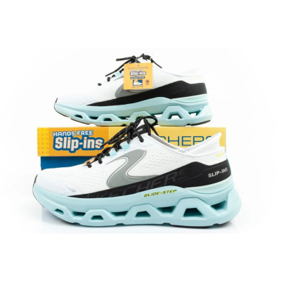 Këpucë sport Skechers Glide-Step Altus Slip-Ins M 232921 WBL, Air-Cooled Memory Foam, të bardha