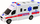 Lodër Ambulancë LEAN, drita dhe tinguj, mekanizëm me fërkim, e bardhë