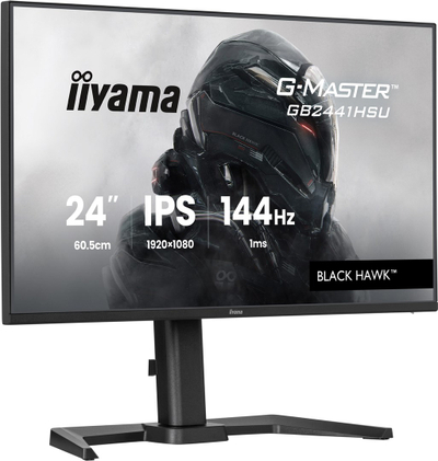 Monitor gaming Iiyama G-MASTER GB2441HSU, 24", Full HD 144Hz, i zi