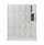 Dollap metalik magazinimi OHS ROBERT, 20 ndarje, 136x172x45 cm, gri