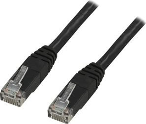 Kabllo rrjeti Deltaco Cat6 UTP RJ45, 5m, e zezë