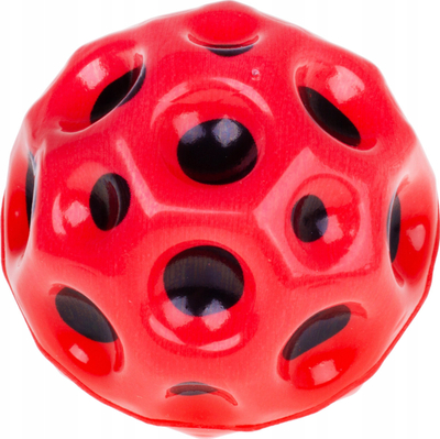 Top lodër Gametime Super Bouncy Ball, shumë kërcyes, me pika, i kuq
