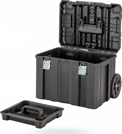 Set kuti mjetesh DeWalt TSTAK V2, 3 pjesë, IP54, i verdhë