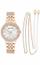 Set orë dhe qafore Anne Klein AK/3816RGST, të arta