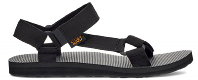 Sandale Teva Original Universal Canvas, rripa të rregullueshëm, shtrat ergonomik, të zeza