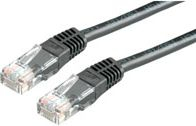 Kabllo rrjeti ROLINE UTP Patch Cord Cat 5e, 1m, i zi