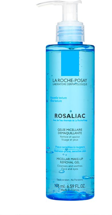Xhel pastrues La Roche Posay Rosaliac, për heqjen e make up-it, 195 ml, për lëkurë delikate