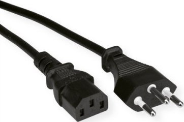 Kabllo rryme Value 19.99.1220, 1.8m, IEC, e zezë