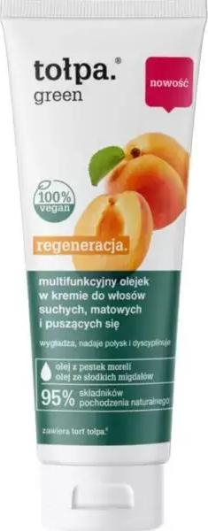 Krem rigjenerues për flokë Tołpa Green, hidratues dhe ushqyes, 125 ml