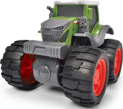 Lodër traktor Dickie Toys Fendt Monster, me fërkim, 9 cm, jeshil