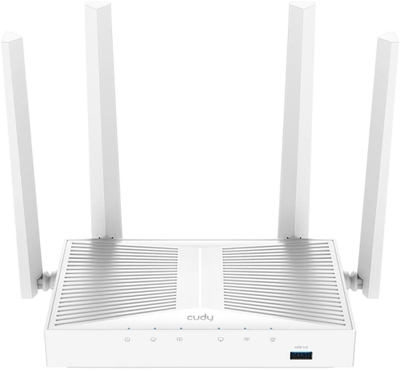 Ruter Cudy Mesh Wi-Fi AC1200, Gigabit, me USB, i bardhë