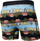 Bokser SAXX Vibe Super Soft Boxer Brief për burra, me print shumëngjyrësh