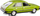 Makina lodër Daffi PRL FSO Polonez, shkalla 1:43, metal, e gjelbër