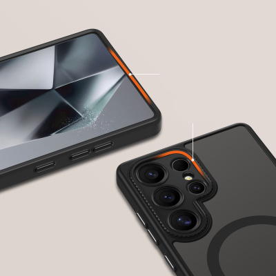 Mbulesë telefoni Tech-Protect MagCam për Samsung S25 Ultra, MagSafe, e zezë mat