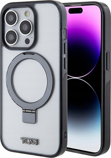 Çantë telefoni Tumi Poah Case për iPhone 15 Pro, me MagSafe, unazë mbajtëse, e bardhë