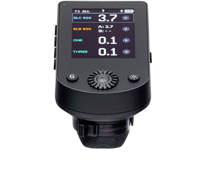 Предавател блиц Elinchrom Transmitter Pro X, за Nikon, екран во боја, црн