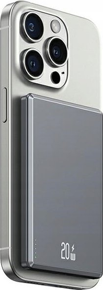 Powerbank wireless USAMS US-CD220, 5000mAh, 20W, ngjyrë vjollcë