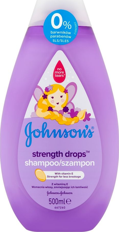 Shampo për fëmijë Johnson’s Baby Strength Drops, me vitaminë E, 500ml