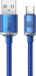 Kabllo USB në USB C Baseus Crystal Shine CAJY000403, 100W, 1.2m, blu