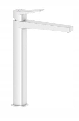 Rubinet lavamani KFA Armatura Malaga 4522 712 44, i gjatë, i bardhë
