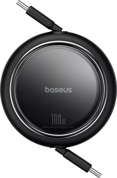Kabllo USB C në USB C Baseus Free2Draw Mini, 100W, 1m, i zi