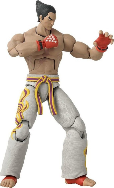 Figurë aksion Bandai Tekken Game Dimensions Kazuya, 16 cm, e bardhë