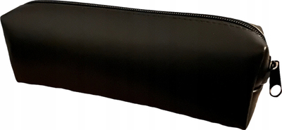 Mbajtëse stilolapsash Pen Case Pen 345, formë katrore, eko lëkurë, e zezë