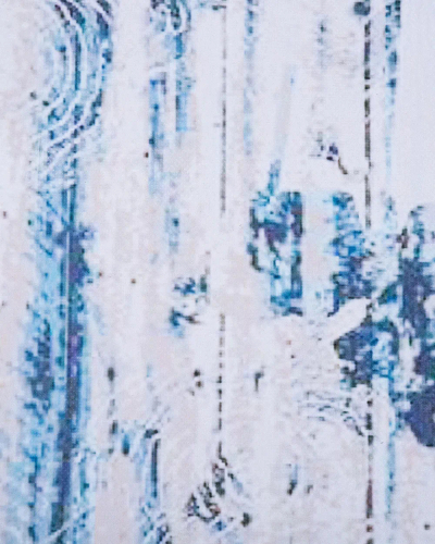 Tapet Beliani BURDUR, 160x230 cm, poliester, blu