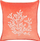 Set jastëkësh dekorativë pa markë, 45x45cm, velvet me motive koralesh, rozë
