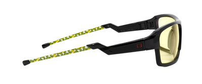 Гејминг очила Gunnar Optiks Lightning Bolt 360 ESL, леќи килибар и сончеви, рамка оникс, црни
