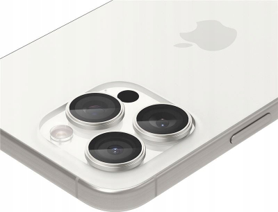 Mbrojtës xhami kamerë Spigen Glass tR EZ Fit Optik Pro, 2 copë, për iPhone 15 Pro 15 Pro Max, white titanium