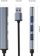 HUB USB Qoltec 4in1, 4x USB 3.0, 5 Gb/s, grafit