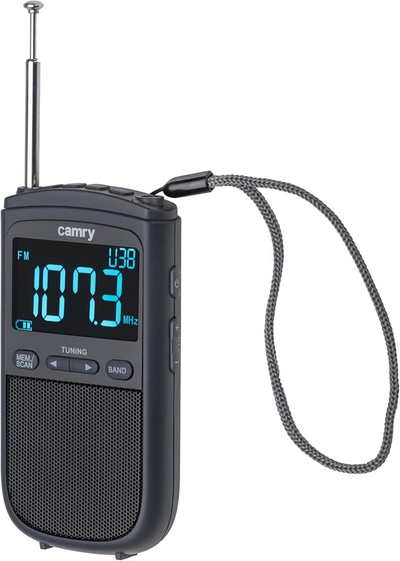 Radio portative Camry CR 1905, FM/AM, USB Type C, e zezë