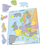 Puzzle edukativ Larsen Political Map of Europe, 37 pjesë, për fëmijë, shumëngjyrësh