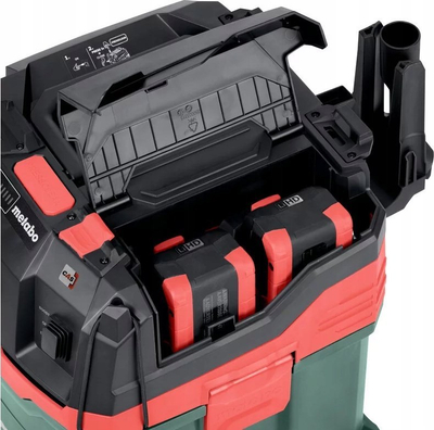 Индустриска правосмукалка на батерии Метабо AS 36-18 L 30 PC-CC, 18V, резервоар 30L, зелена