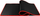 Mousepad gaming për tastierë edhe maus, 900x400x3mm, me cepa të qepur, i zi me kornizë të kuqe