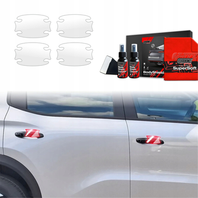Film mbrojtës për doreza GRIZZ Protector, 4 në 1, Opel Frontera 2024–2025, transparent