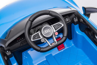 Makina elektrike për fëmijë Audi R8 Spyder, 12V, USB MP3, blu