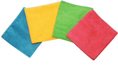 Set leckash mikrofibër Vileda Microactive Cloth Style, 4 copë, shumëngjyrëshe